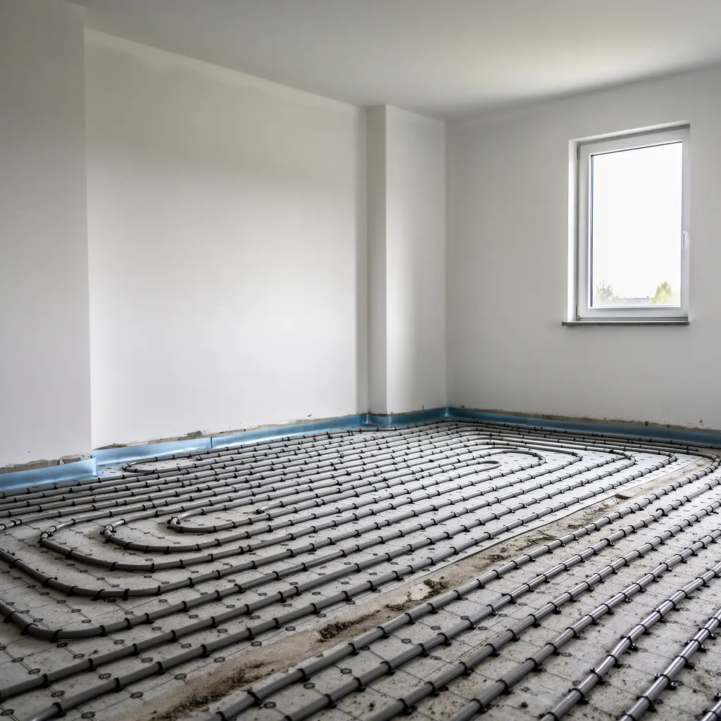 До стяжки — неровное бетонное основание с дефектами