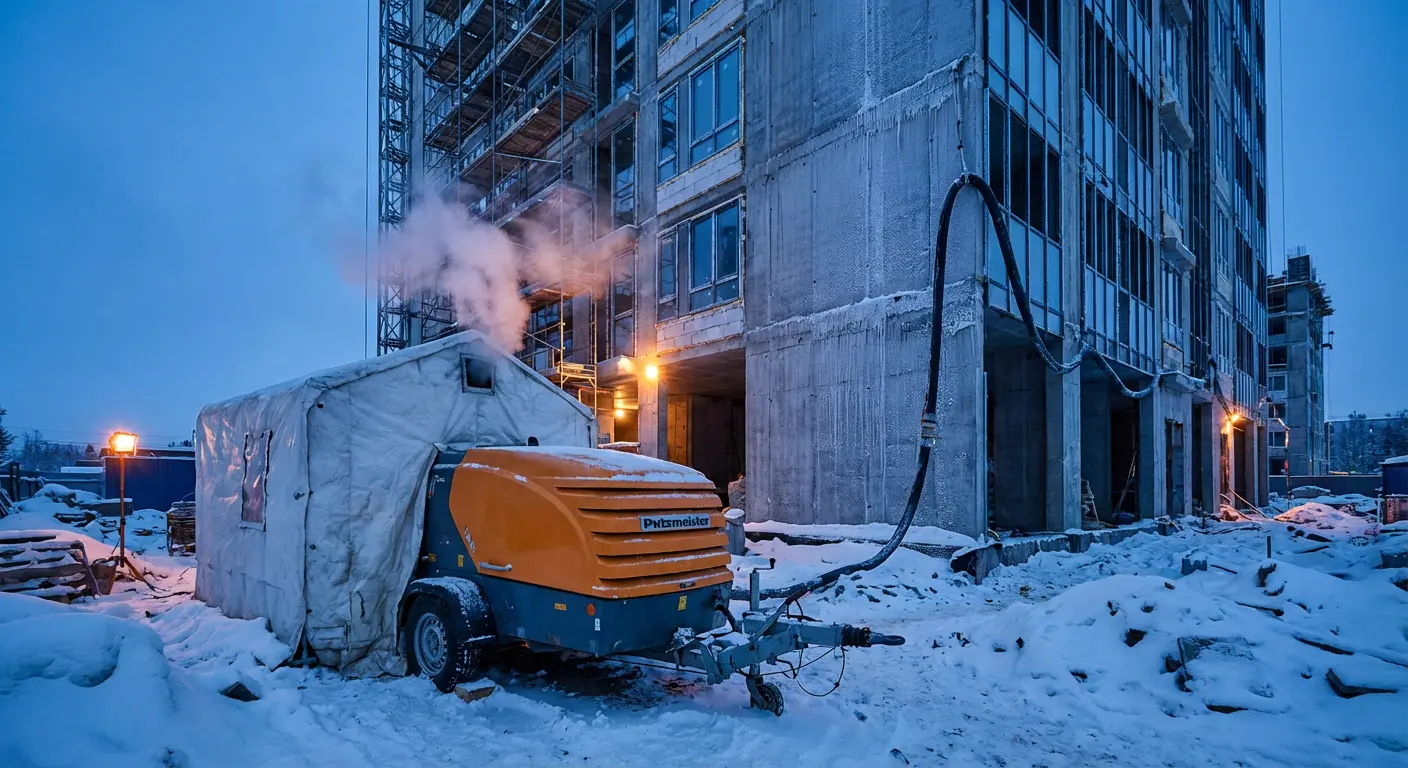 Стяжка пола зимой: почему это безопасно и выгодно?